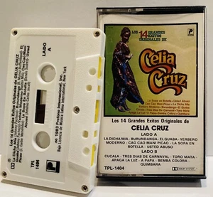 Celia Cruz "Los 14 Grandes Exitos Originales" Latin Music Cassette (Pre-Owned) - Picture 1 of 12