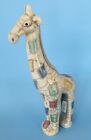 The Fenix Raku Pottery Giraffe 13" Tall Figurine Handmade in South Africa 