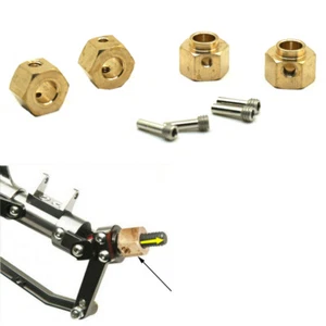 Kit 4 pz/set mozzi ruota esagonali resistenti 12 mm per 1/10 RC auto TRX-4 cingolato US - Foto 1 di 6