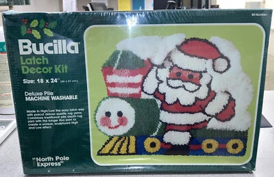 Bucilla Latch Decor Kit 18x24 "North Pole Express" #13024 New In Package - Image 1 of 4