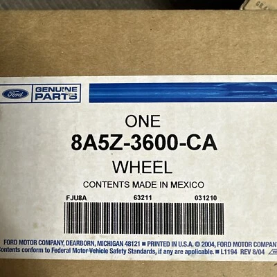 Volante Ford #8A5Z-3600-CA 2009 cuero ébano y madera Lincoln MKS NOS Foto 1 de 4