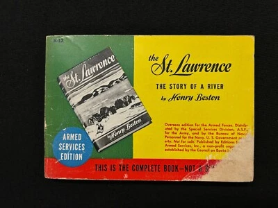 The ST. LAWRENCE Story of a River Henry Beston ASE K-12 1944 Foto 1 de 4