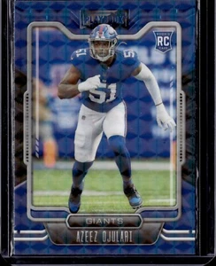 2021 Panini Playbook AZEEZ OJULARI Mosaic Rookie Card #162 New York Giants - Picture 1 of 2