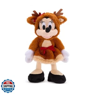 Disney Store Official Minnie Mouse Reindeer Holiday Plush - 15 Inch Christmas - Picture 1 of 5