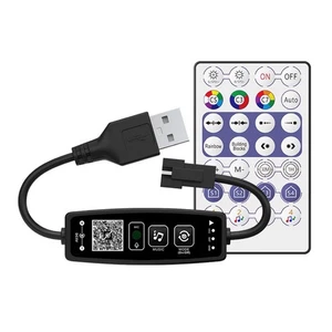 Controlador LED 2x(WS2811 WS2812B Bluetooth Música 28 Teclas Control Remoto para 1166 - Imagen 1 de 10