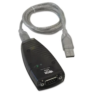Tripp Lite USB-A to Serial DB9 RS232 Adapter Cable - Keyspan, High-Speed (M/M), - Photo 1/1
