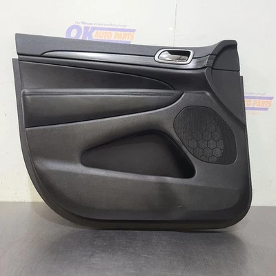 19 2019 JEEP GRAND CHEROKEE INTERIOR DOOR TRIM PANEL FRONT LEFT DRIVER BLACK Foto 1 de 4