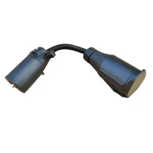 Trailer Converter Plug Socket 13 Pin Eu Socket To 7 Rv Blade Trailer Adapter - Picture 1 of 8