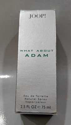 JOOP! WHAT ABOUT ADAM Men Cologne 2.5oz-75ml EDT Spray RARE-VINTAGE - Image 1 of 2