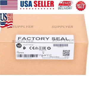 New Sealed Allen-Bradley ControlLogix AC Power Supply AB 1756-PA75 US Free Tax - Picture 1 of 4