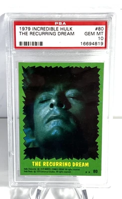 1979 Topps the Incredible Hulk The Recurring Dream #80 - PSA 10 - Pop 2 - Image 1 of 4