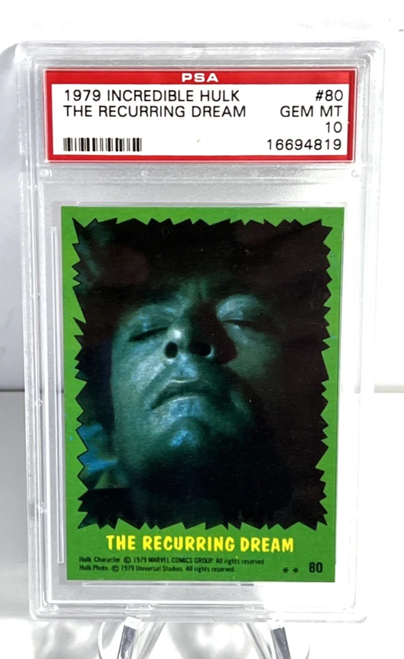 1979 Topps the Incredible Hulk The Recurring Dream #80 - PSA 10 - Pop 2 - Image 1 of 4