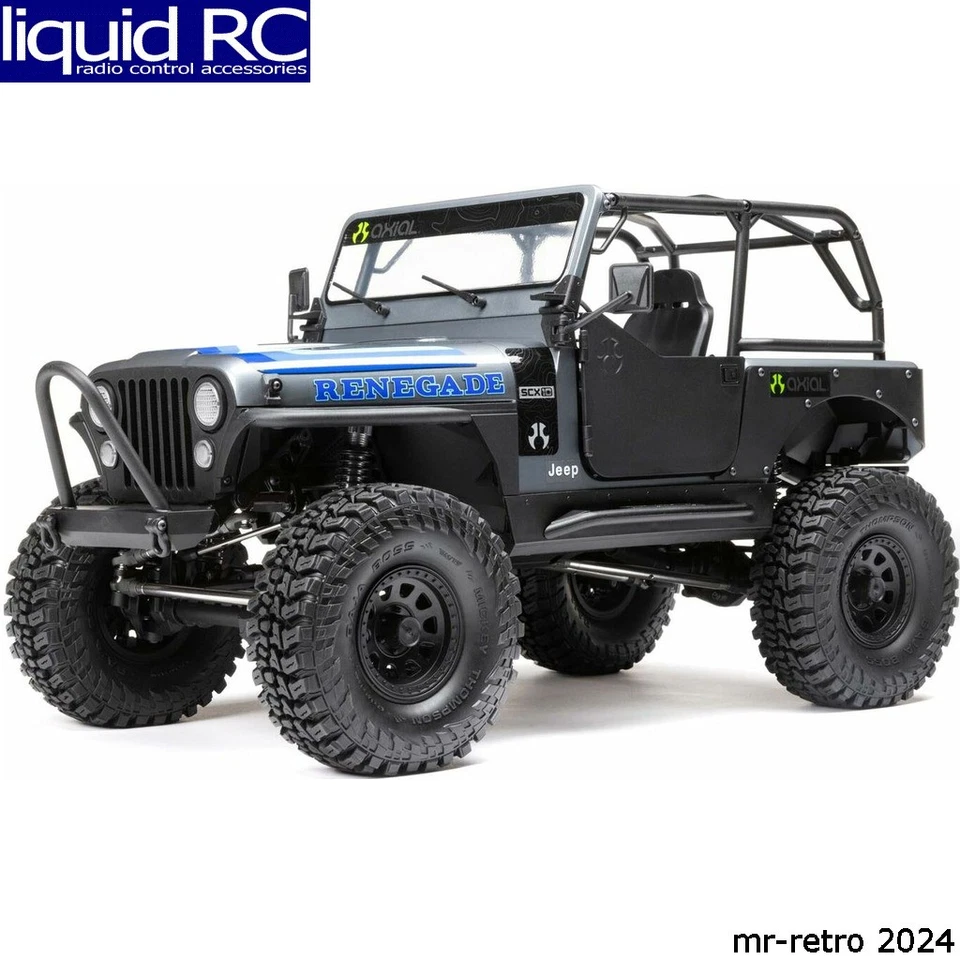 Axial Racing 03008T2 1/10 SCX10 III J33P CJ-7 4X4 RTR Brushed Rock Crawler Grey - Image 1 of 1