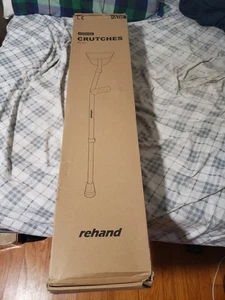 Neu Rehand RH1401 Premium ERGO Krücken verstellbar leichte Achselstütze - Bild 1 von 3