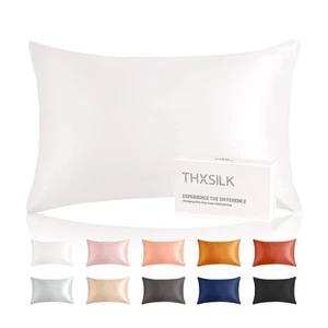 100% Silk Pillowcase for Hair and Skin, Both Sides Grade 6A+ 25 Momme Mulberr... - Picture 1 of 8