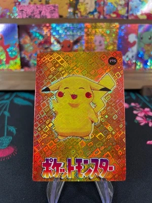 Pikachu #198 Pokémon Vintage Prism Vending Sticker NM US SELLER - Image 1 of 2