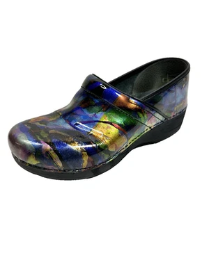 Womens Dansko Professional Work Clogs Multicolor Shiny Nurse Size 41 Slip On - Image 1 of 4