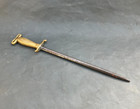 antiker Wetzstahl F. Dick Messer Schärfer Stahl Messing Griff Fleischer 4122-10
