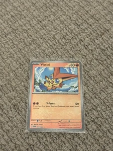 Pokemon Victini 012/086 Poke Ball Reverse Holo Promo Black Bolt White Flare - Picture 1 of 2