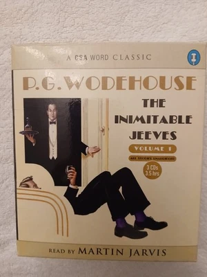 The Inimitable Jeeves Audio CD 3-Disc Set by P.G. Woodhouse Volume 1, 3.5Hrs. - Image 1 of 4