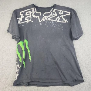 Fox Racing Monster Energy Ricky Carmichael Shirt Extra Large Natural FADE & WEAR - Picture 1 of 10