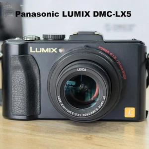 Panasonic LUMIX DMC-LX5 10.1MP 3.8X Optical Zoom Digital Camera Black -Tested - Picture 1 of 6