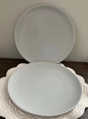 "2 platos de cena IKEA #18691 Dinera gris claro 10,25"" Rumania usados en excelente estado" Foto 1 de 4
