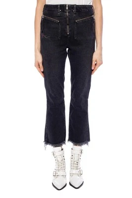 DIESEL D-Earlie 080AP W26/L32 Washed Black Slim Stretch Cotton Jeans - Image 1 of 4