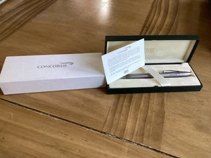 Lápiz British Airways Concorde Cross Quicksilver y Chrome Propel 1999 sin usar, en caja - Imagen 1 de 9