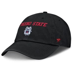 Men's Fanatics Black Fresno State Bulldogs Myth Adjustable Hat - Picture 1 of 4