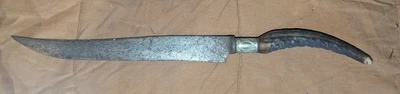 Vintage/Antique Bone/Antler handle knife 14 3/4" - Image 1 of 4
