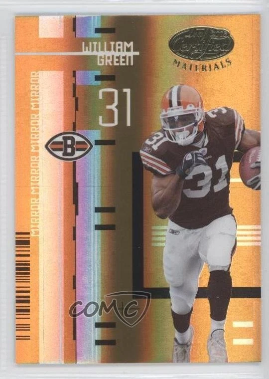 2005 Leaf Certified Materials Mirror Gold /25 William Green #29 - Image 1 of 2