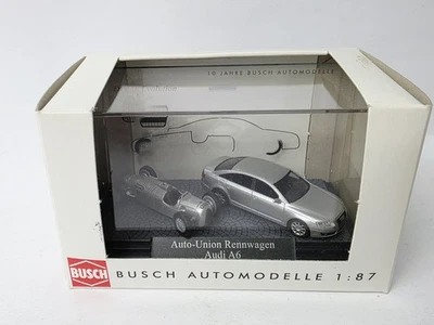 BUSCH AUTO UNION RENNWAGEN AUDI A6 1/87 SCALE NEW IN BOX VERY NICE!!! - Image 1 of 4