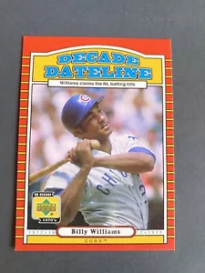 2001 Upper Deck Decade 1970's - Card #119 Billy Williams Cubs Baseball - Picture 1 of 6