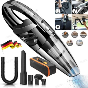 120W Kabellos Handstaubsauger Staubsauger Nass&Trocken Akku Für Auto Büro Haus - Bild 1 von 12