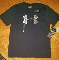Under Armour Heat Gear UA Loose t shirt 1298057 037 L YLG Youth Boys active NEW
