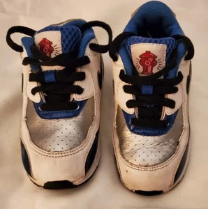 RARE 2009 Nike Air Max 90 Low Kids Size 7C Blue Silver Athletic Comfort Sneakers - Bild 1 von 8