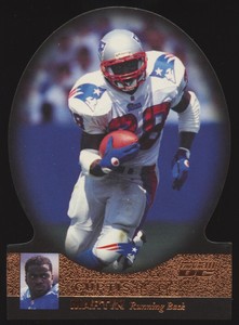 1997 PRO LINE DC III #47 CURTIS MARTIN  NEW ENGLAND PATRIOTS DIE CUT
