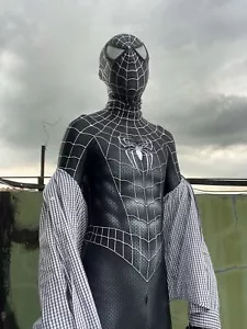 Black Venom Spiderman Jumpsuit Cosplay Adult Kids Bodysuit Costume Halloween - Bild 1 von 8