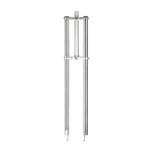 CHROME BICYCLE 1" THREADLESS TRIPLE TREE FORK 32" long DISC TAB CRUISER BIKE - Picture 1 of 4