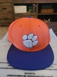 Gorra Clemson Tigers Snapback Ala Púrpura Naranja Top Of The World Marca Ajustable - Imagen 1 de 8