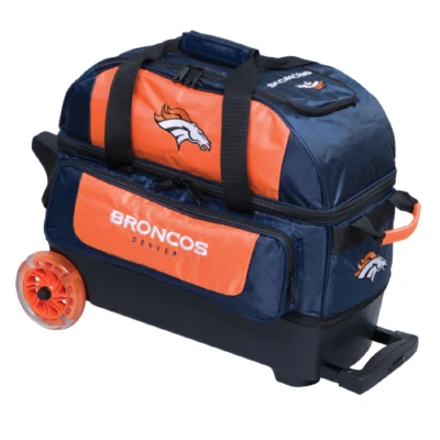 Сумка для боулинга KR Strikeforce NFL Denver Broncos 2 шара на роликах - Изображение 1 из 2