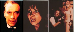 Rare 1994 Hammer Horror Market Square Complete P1-P3 Promo Card Set - Foto 1 di 2