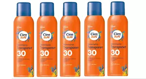CIEN SUN SONNENSPRAY TRANSPARENT LSF 30 KÜHLEFFEKT WASSERFEST 3er / 5er SET*NEU* - Bild 1 von 2