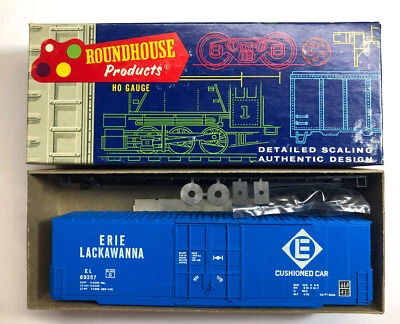 Roundhouse: Single Dr. Hi Cube, Erie, Blue, 1762 Rd#69357 - Image 1 of 2