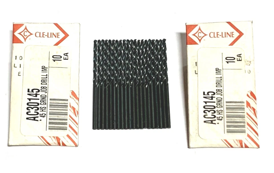 Broca Cleveland Twist No.45 HSS Jobber Longitud Paquete de 20 Foto 1 de 1