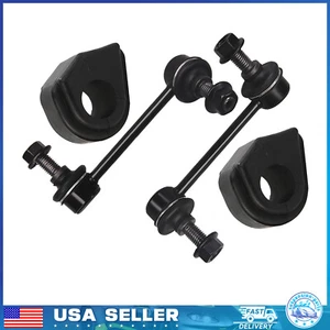 4x Rear Sway Bar Link & Bushing Kit For 2003-2009 Chevrolet Trailblazer EXT SSR - Picture 1 of 5