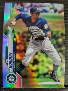 2020 TOPPS CHROME REFRACTOR #107 DEE GORDON SEATTLE MARINERS - Picture 1 of 2