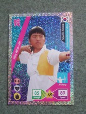 PANINI 2012 OLYMPIC GAMES FOIL KIM WOO JIN TRADING CARD NUMBER 249