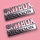 2X Shitbox Edition Emblèmes Deals Badges Autocollants Universels